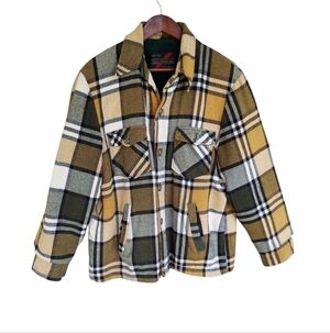 Vintage 70's Sears Wool Plaid Jacket